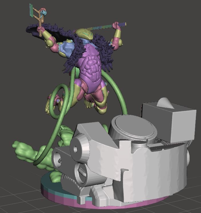 Lancer-SSC Atlas 28mm scale miniature 3D print model_3