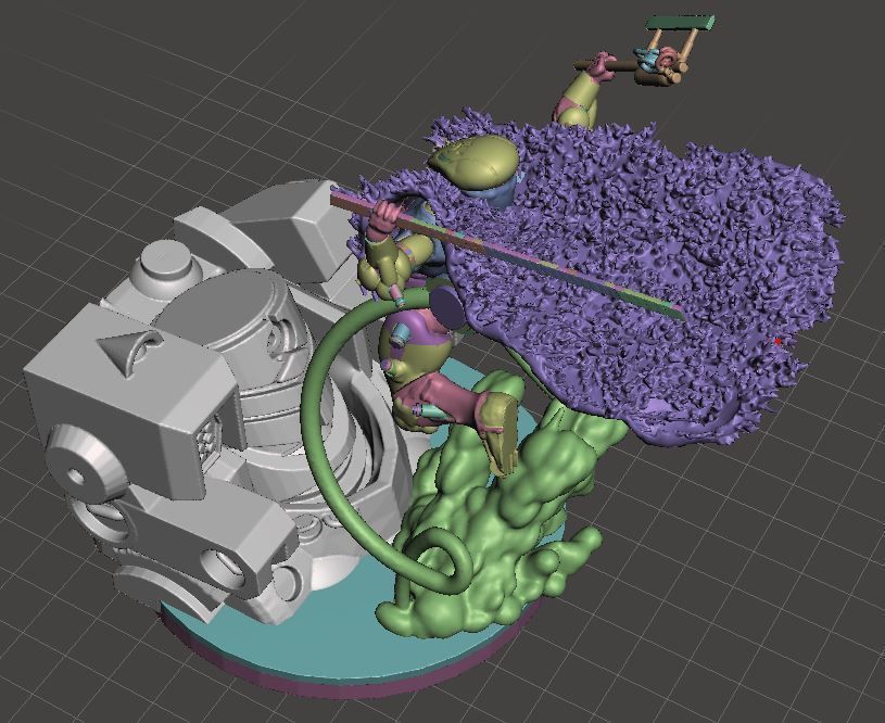 Lancer-SSC Atlas 28mm scale miniature 3D print model_4