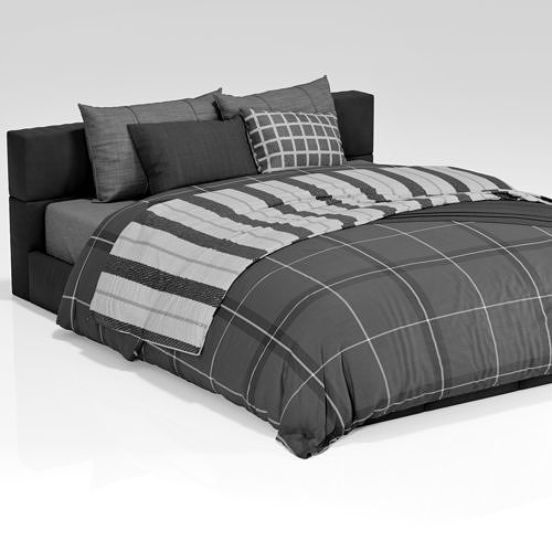 Dark bed 1 3D model