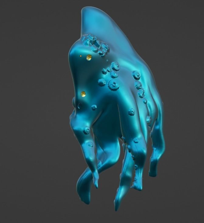Squid Davey Jones Cthulu mask 3D print model_3