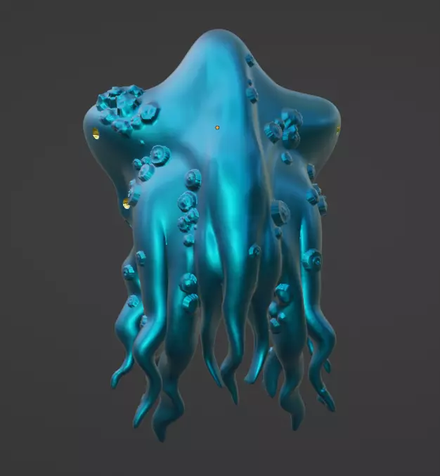 Squid Davey Jones Cthulu mask 3D print model_0