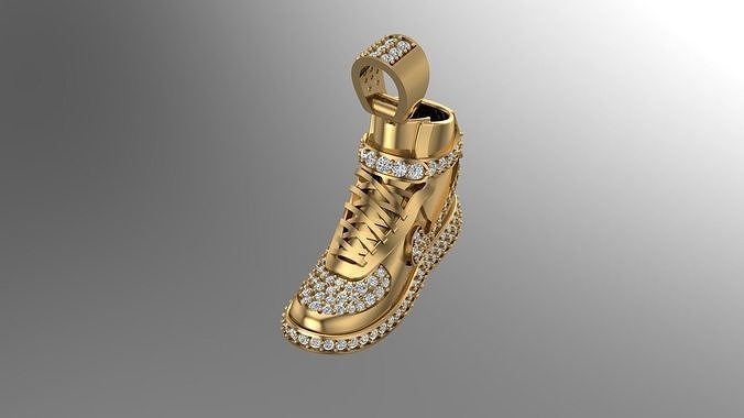 Shoes pendent 3D print model