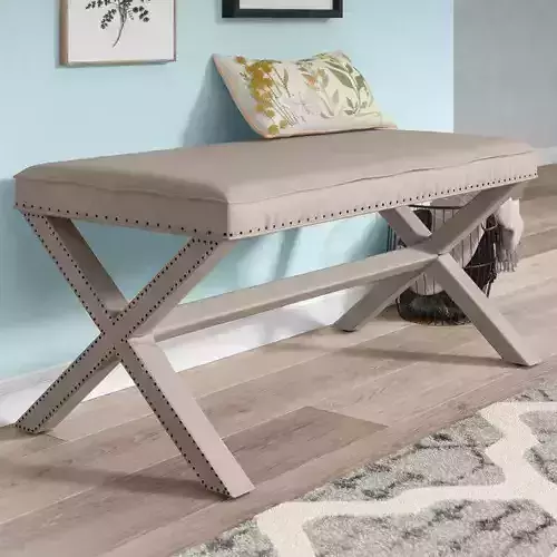 Lawrey Linen Upholstered Bench