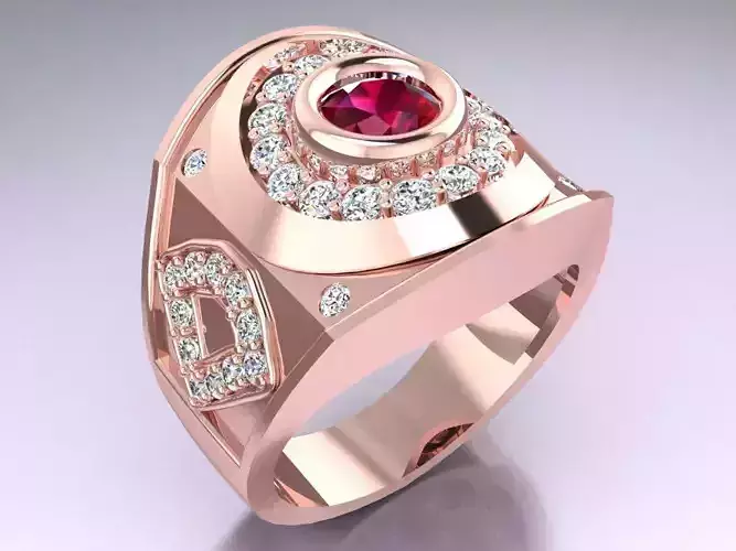 Diamond Ring - Mens Rings - N250