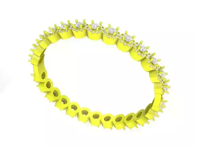 Luxury Asian Diamond Women Bangle Bracelets 7679A