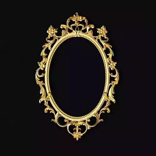 carved mirror