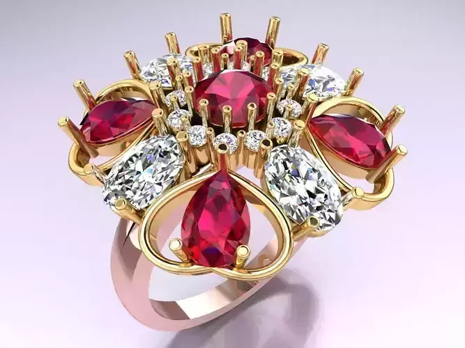 Diamond Ring - Womens Rings - GN193