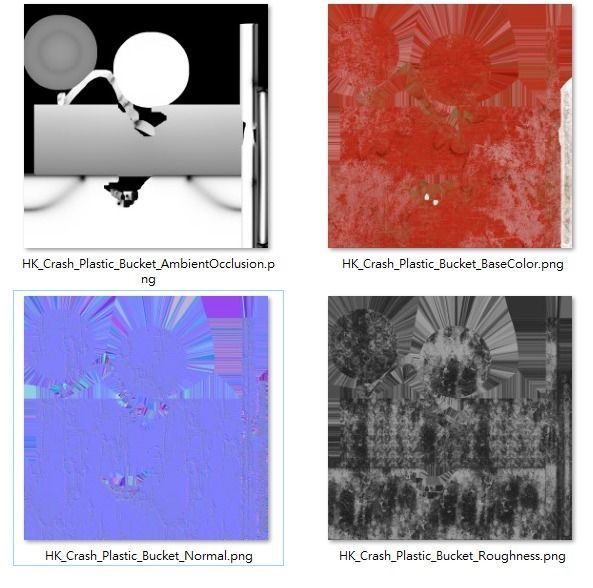 Hong Kong Crash and Dity Plastic Bucket 3D model_8