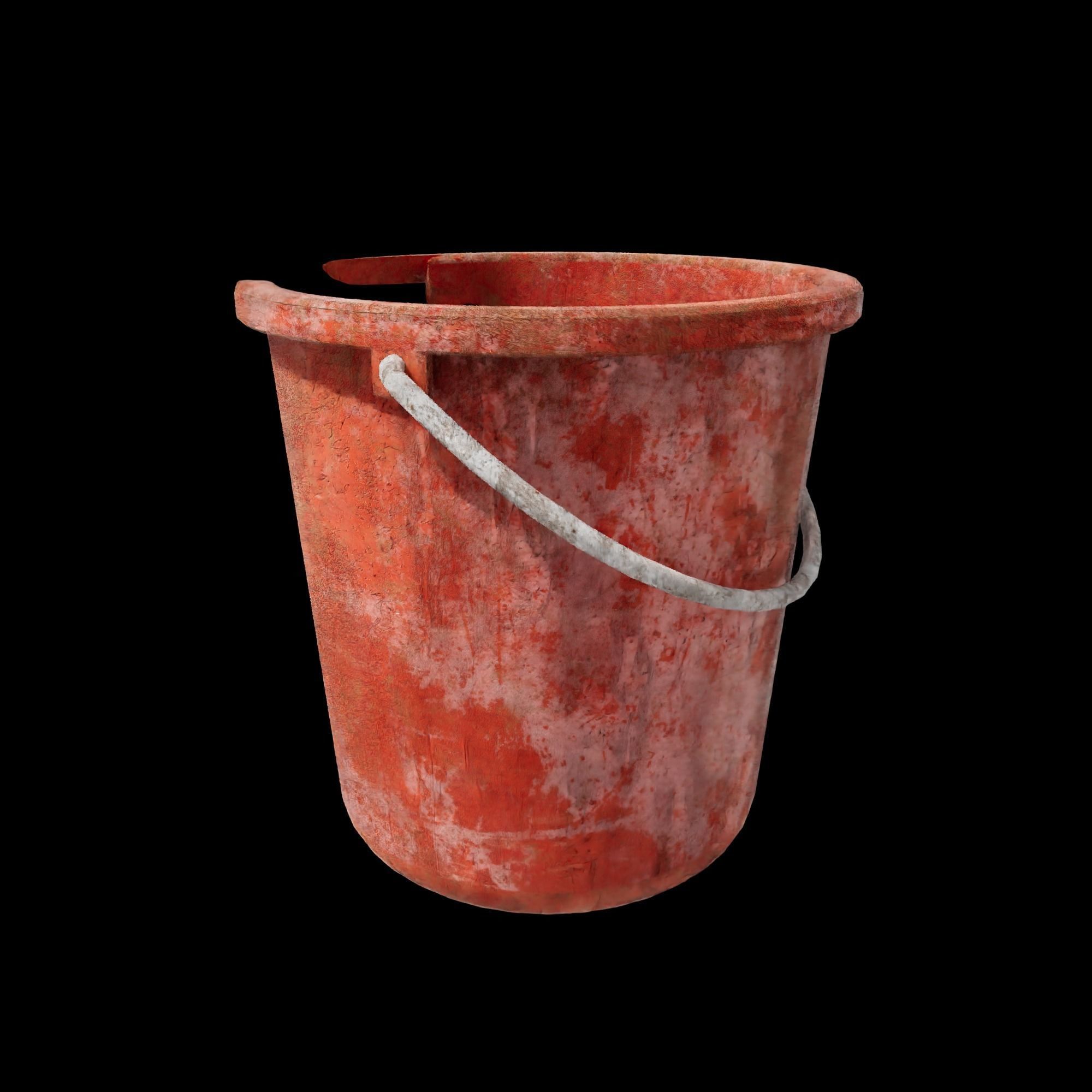 Hong Kong Crash and Dity Plastic Bucket 3D model_2