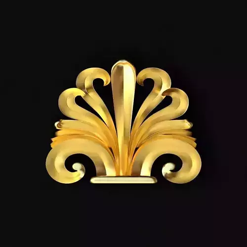 Central decor ornament for furniture