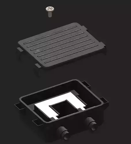 Junction Box low poly