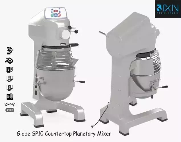 Globe SP10 Countertop Planetary Mixer