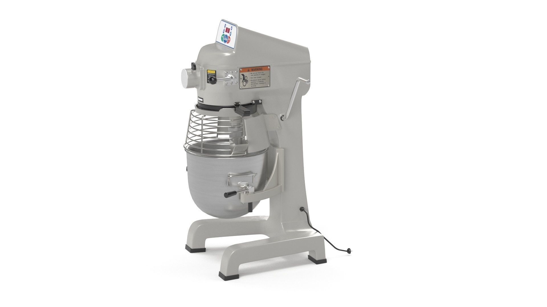 Globe SP10 Countertop Planetary Mixer 3D model_28