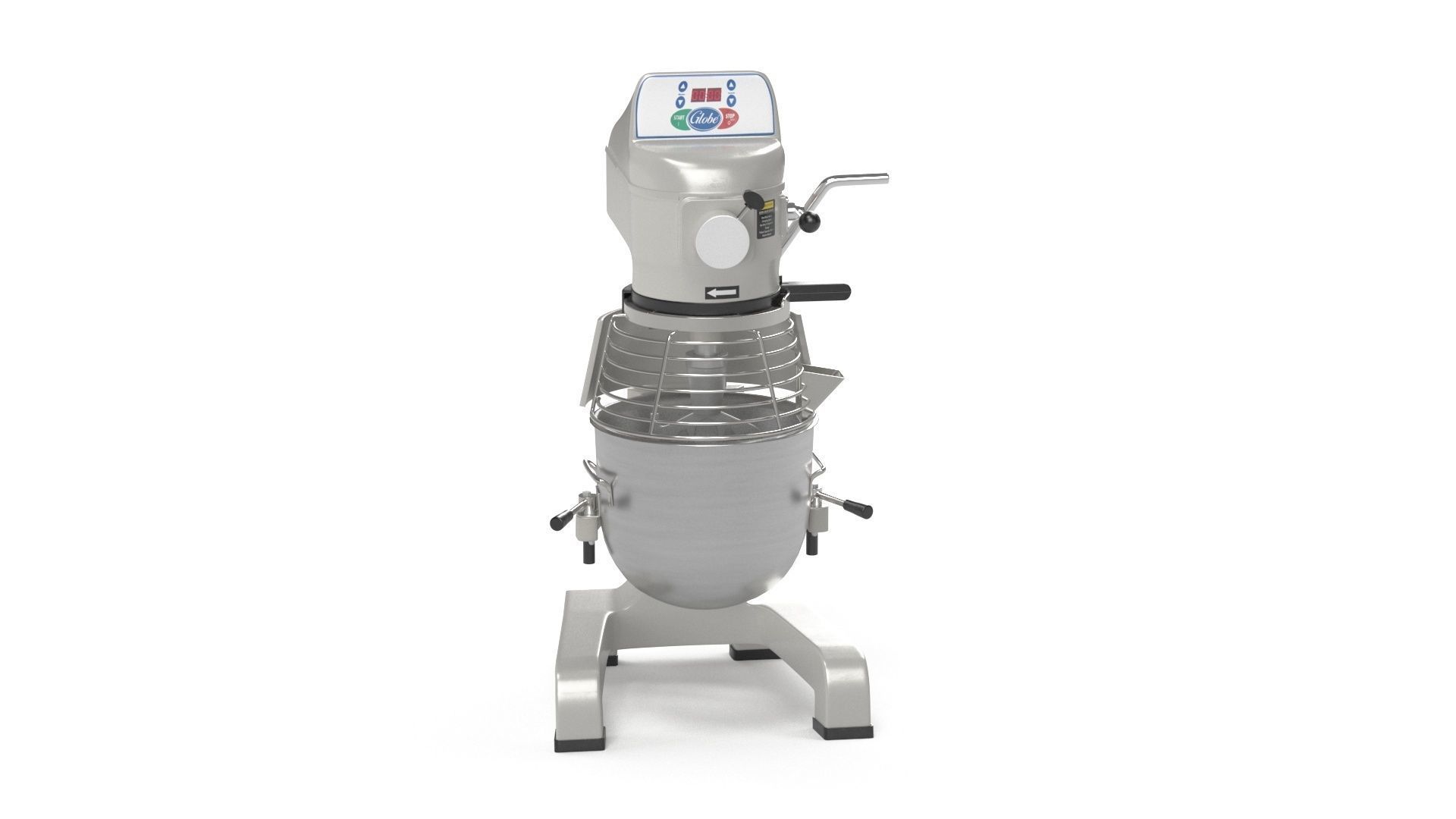Globe SP10 Countertop Planetary Mixer 3D model_17