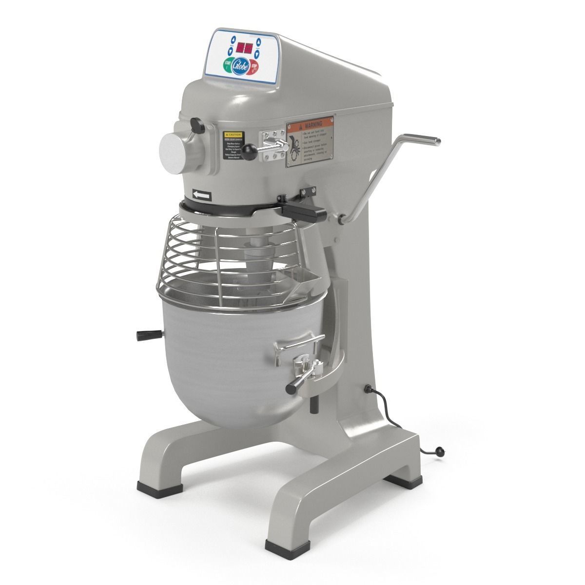 Globe SP10 Countertop Planetary Mixer 3D model_32