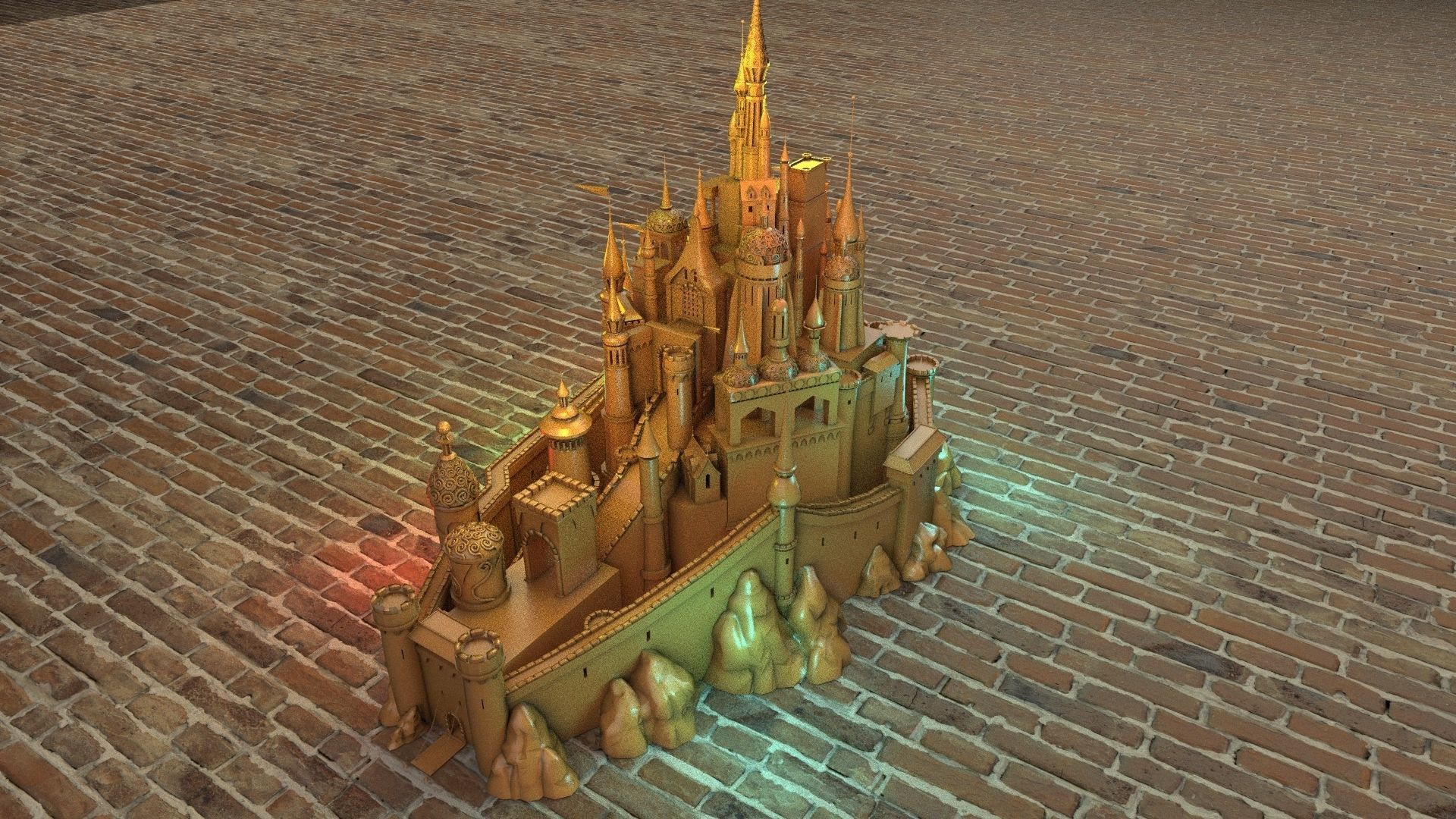 Castle 3D model_1