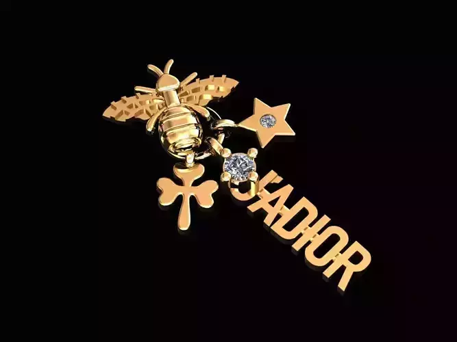 Brand necklace and earrings