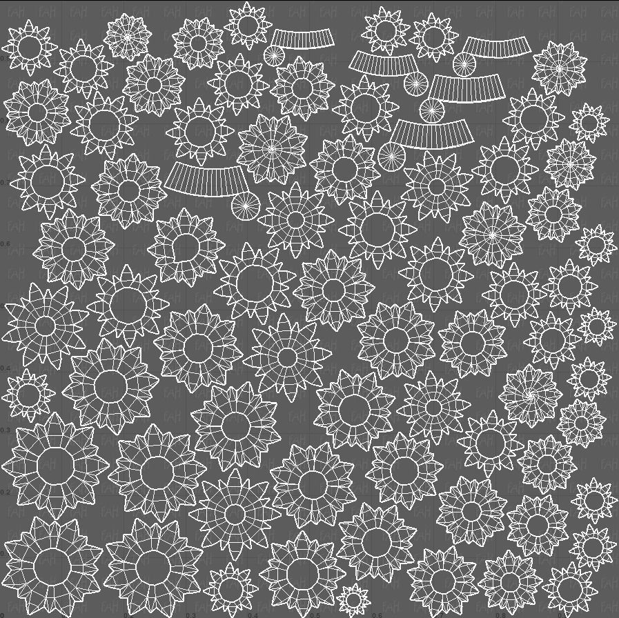 Trees Cartoon V54 Low-poly 3D model_45
