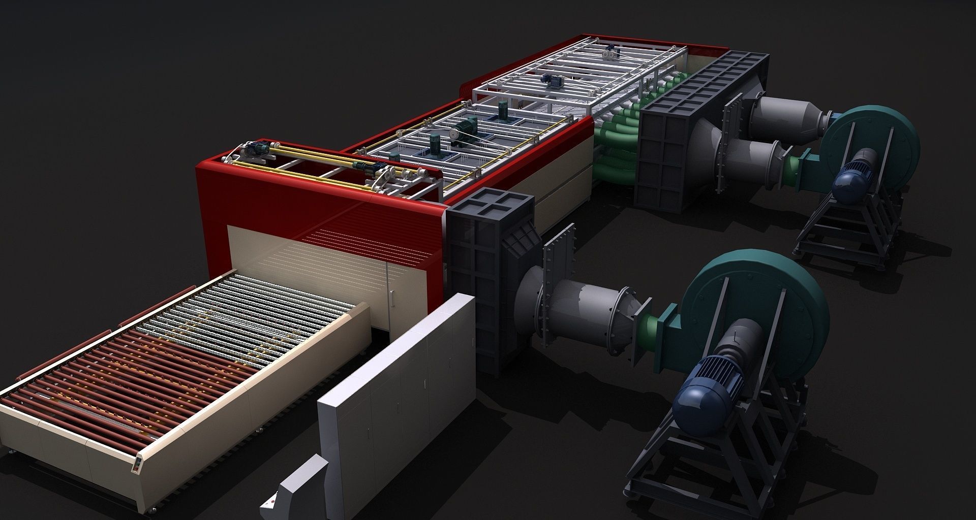  Tempering furnace   industrial equipmentIndustria Low-poly 3D model_4