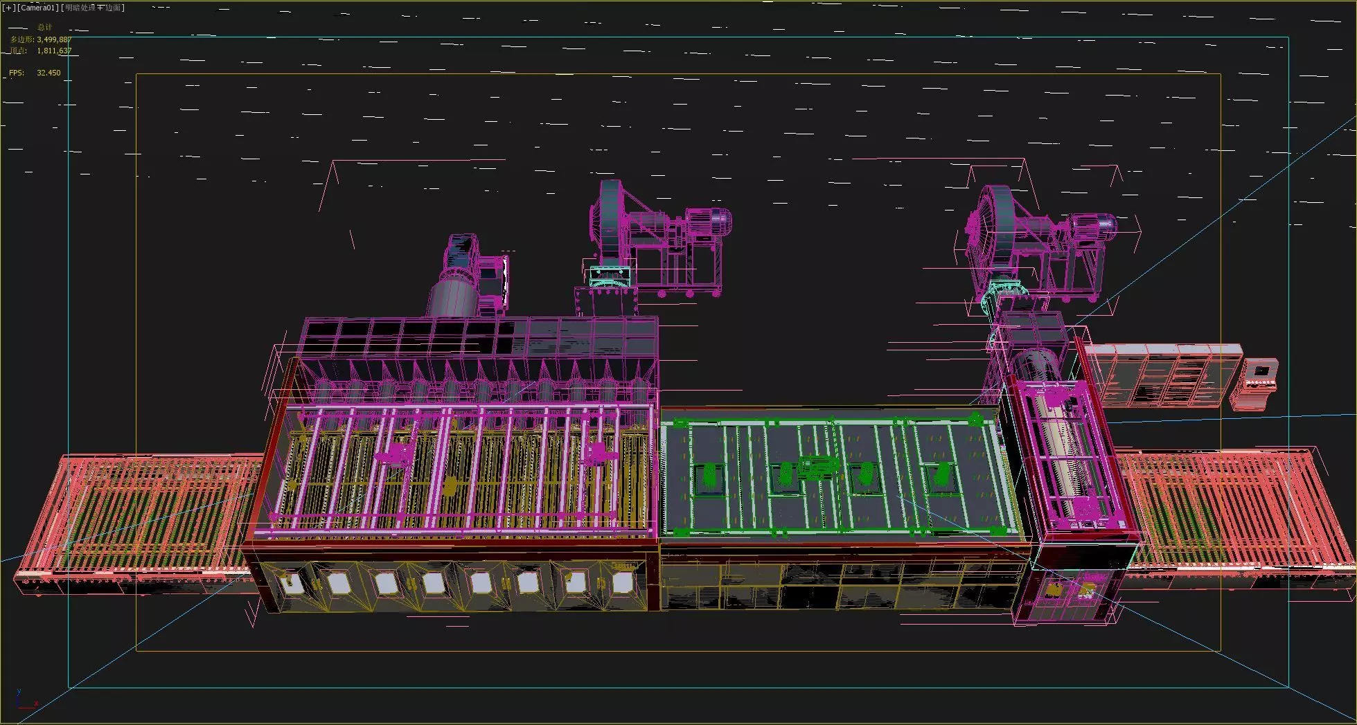  Tempering furnace   industrial equipmentIndustria Low-poly 3D model_0