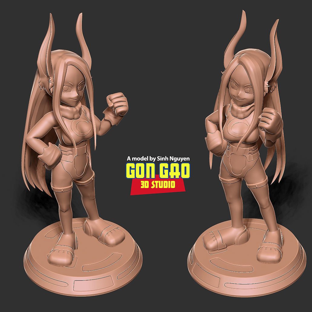 Mirko - My Hero Academia Fanart 3D print model_4