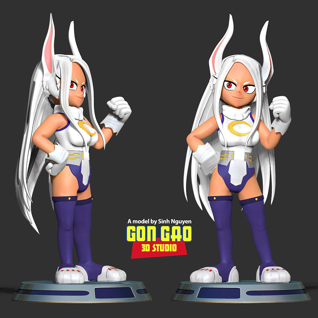Mirko - My Hero Academia Fanart 3D print model_3