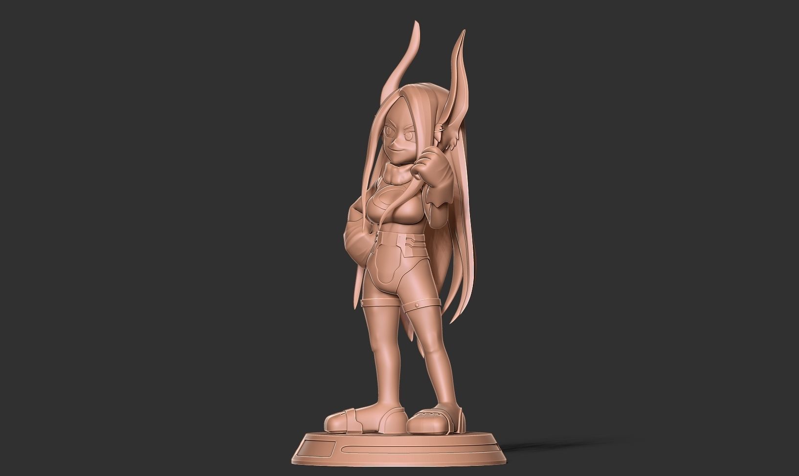 Mirko - My Hero Academia Fanart 3D print model_11
