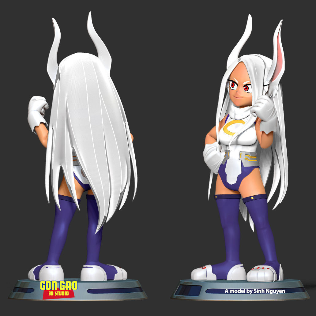 Mirko - My Hero Academia Fanart 3D print model_5