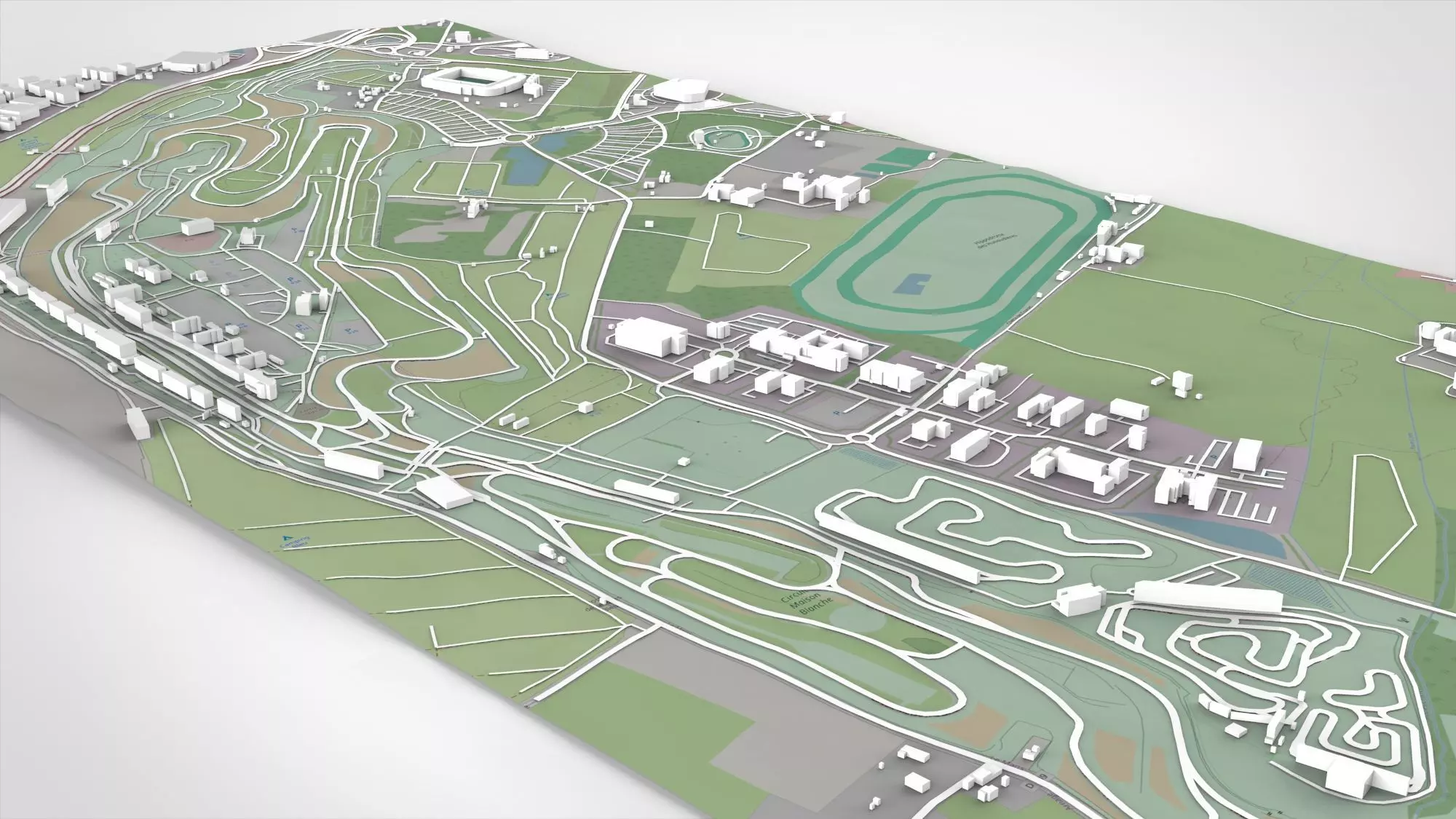 Le Mans Race France 3D model