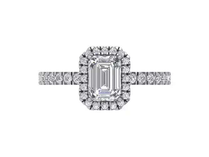 Emerald Radiant Ring