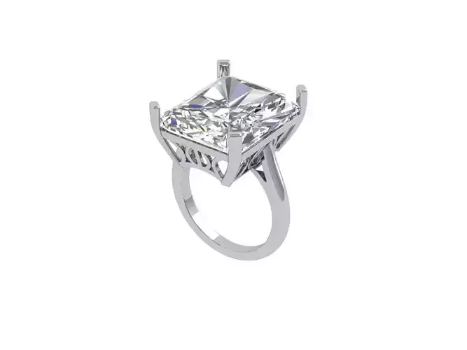 Emerald Radiant Ring