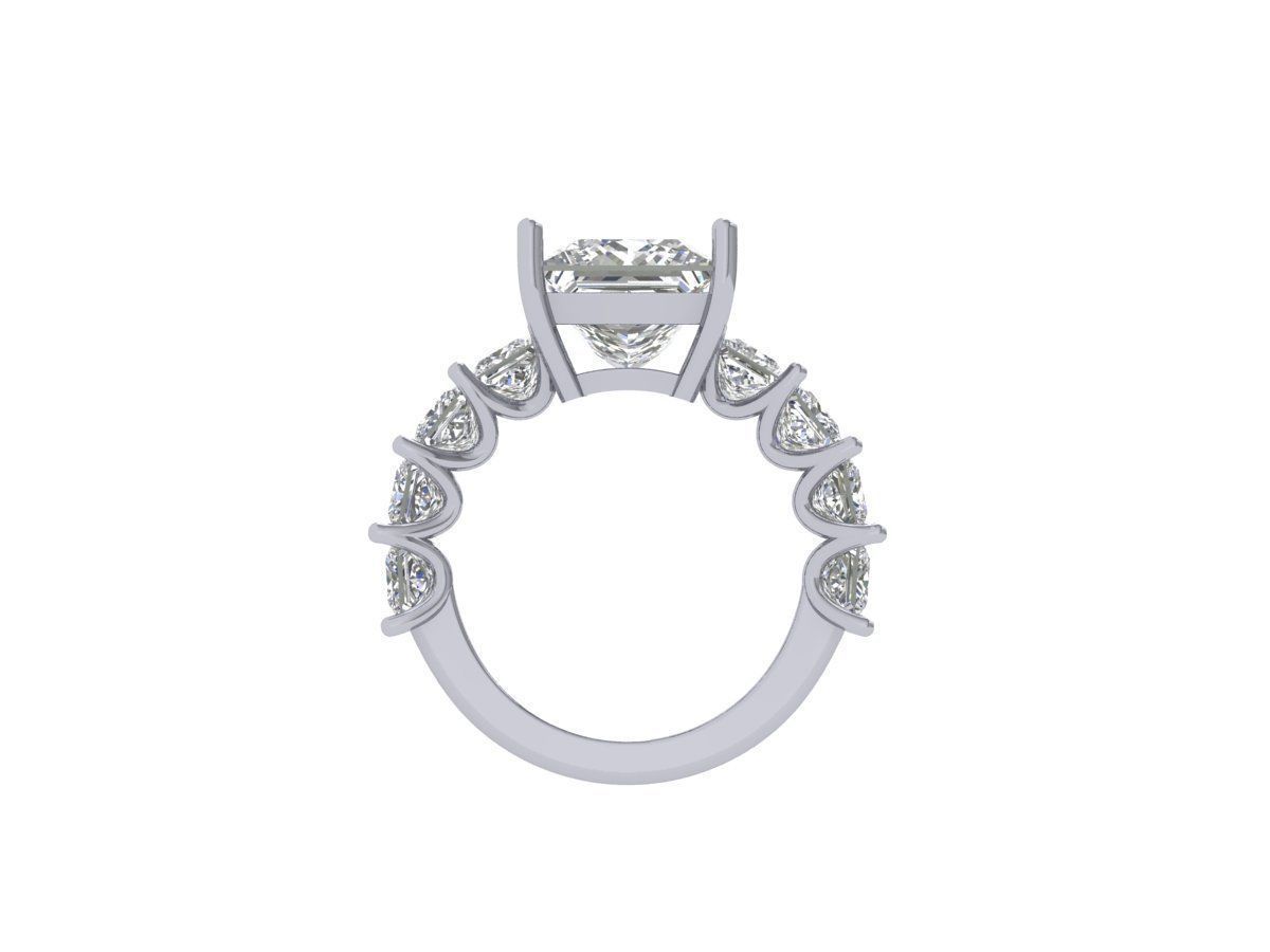 Princess Ring 3D print model_3