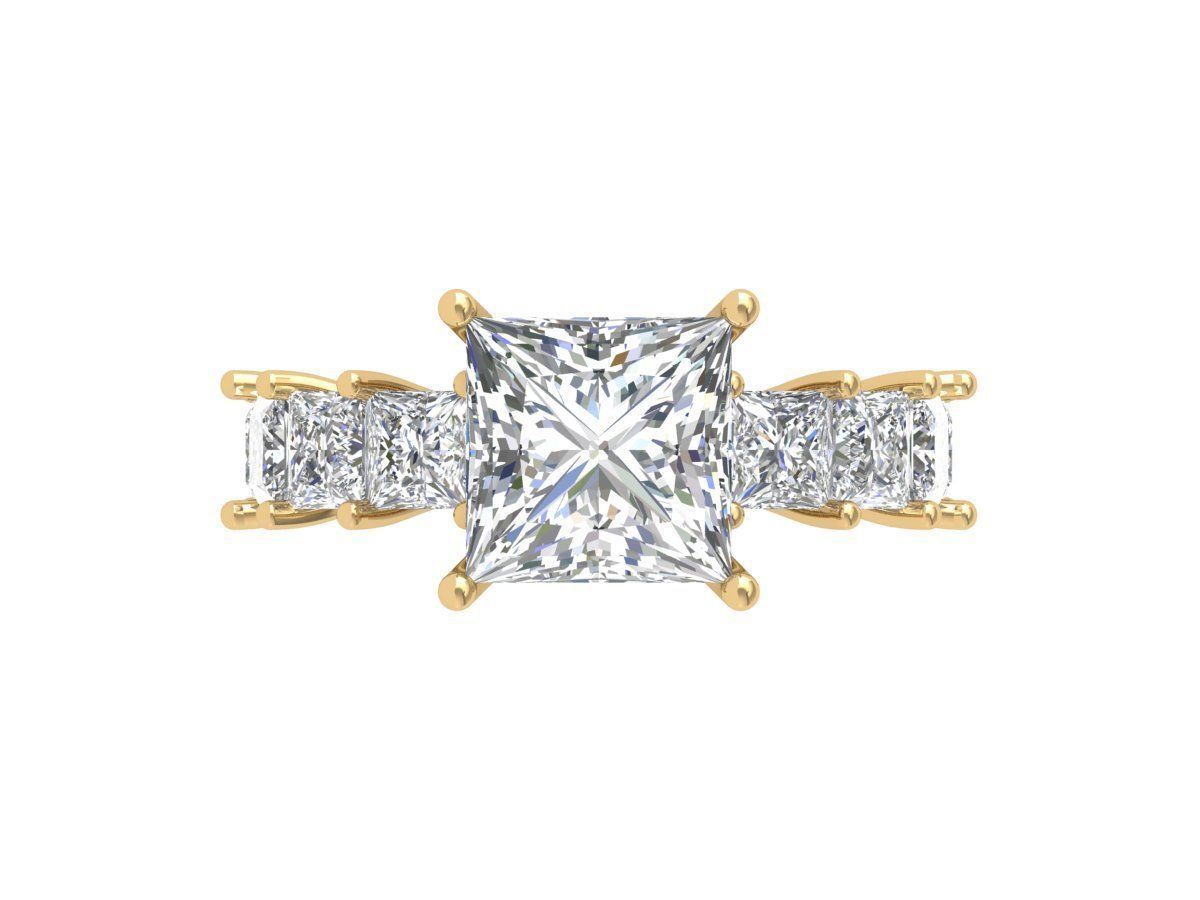 Princess Ring 3D print model_6