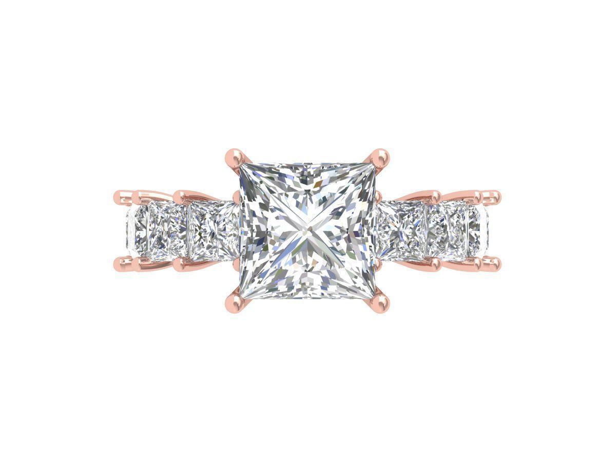 Princess Ring 3D print model_5