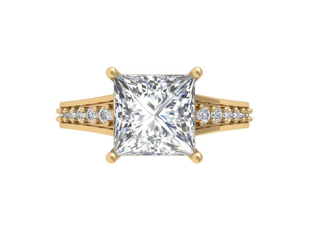 Princess Ring 3D print model_5