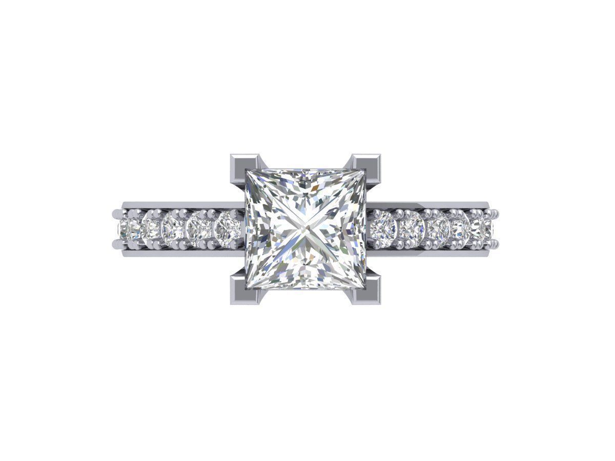 Princess Ring 3D print model_5