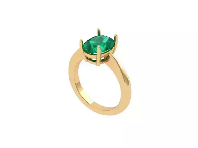 Oval Ring 3D print model
