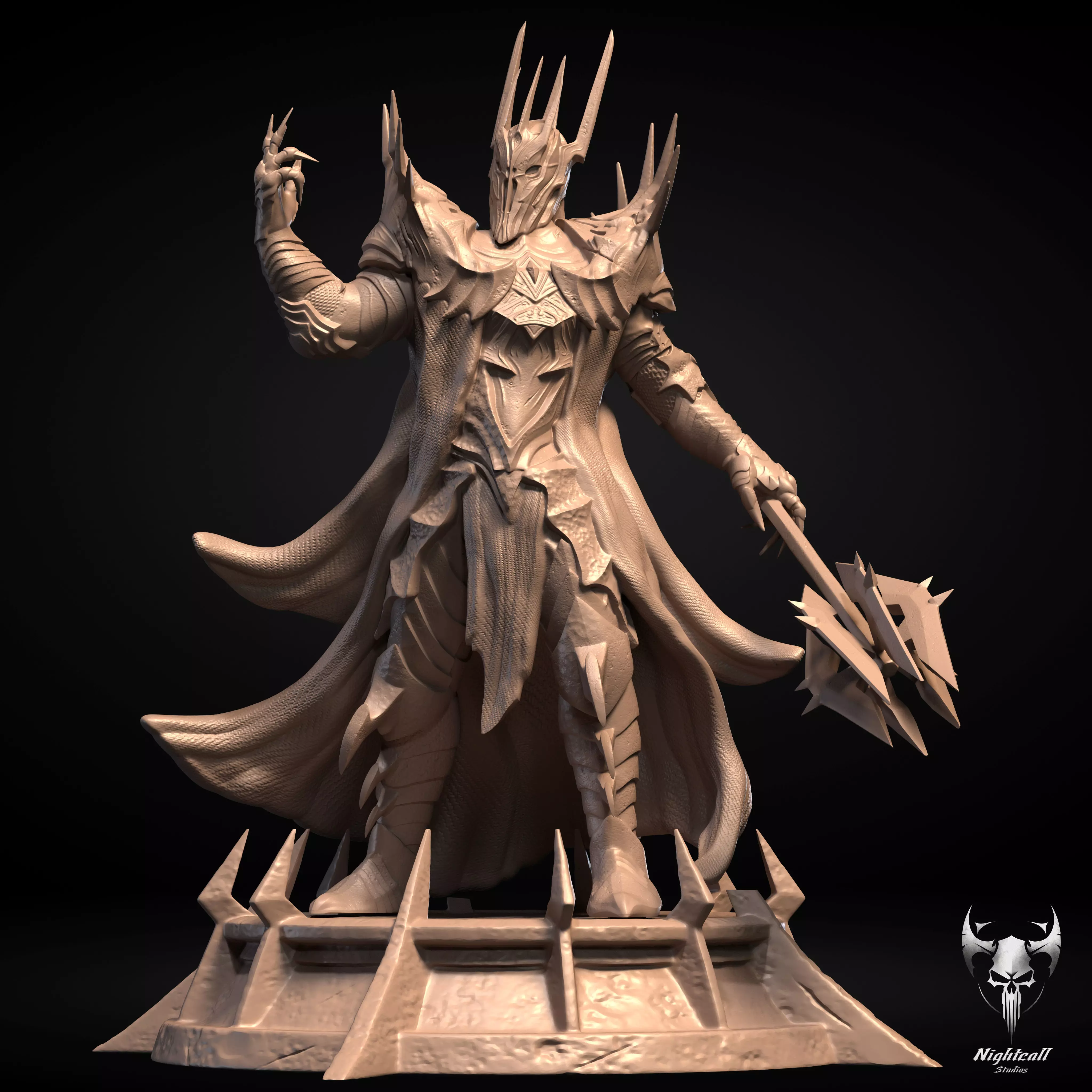 Sauron - Lord of the Rings 3D print model 3D print model_1