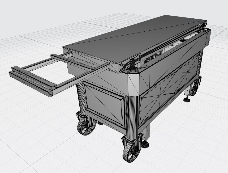 - SteelMotion ChainCart Low-poly 3D model_10