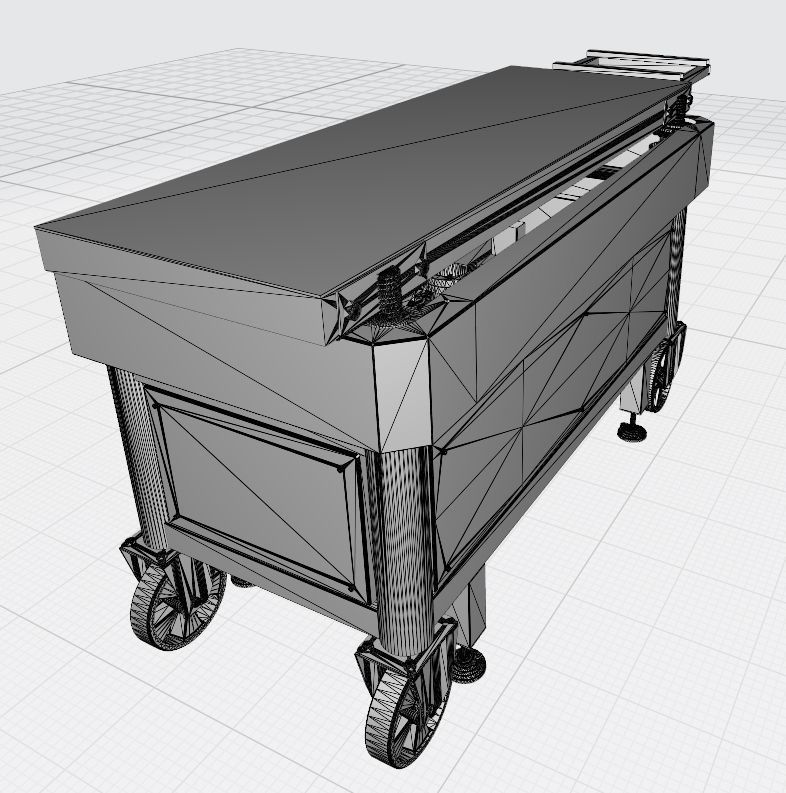 - SteelMotion ChainCart Low-poly 3D model_3