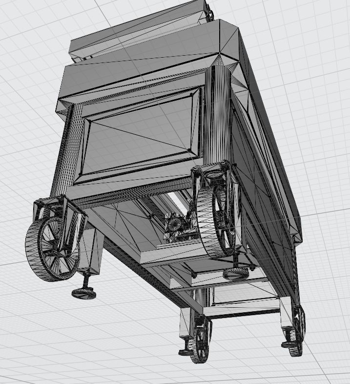 - SteelMotion ChainCart Low-poly 3D model_4