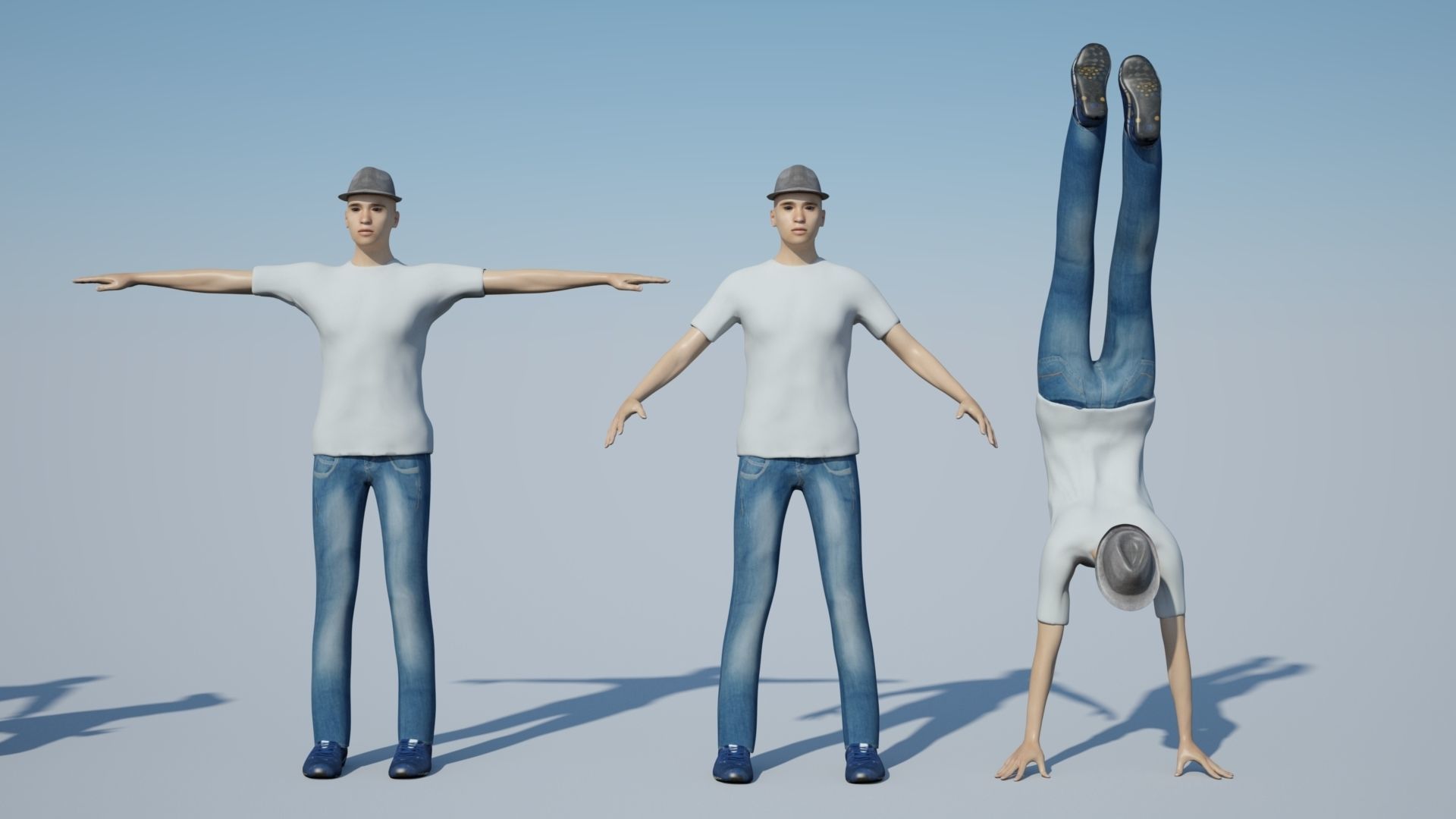 Rigged Characters 3D model_6