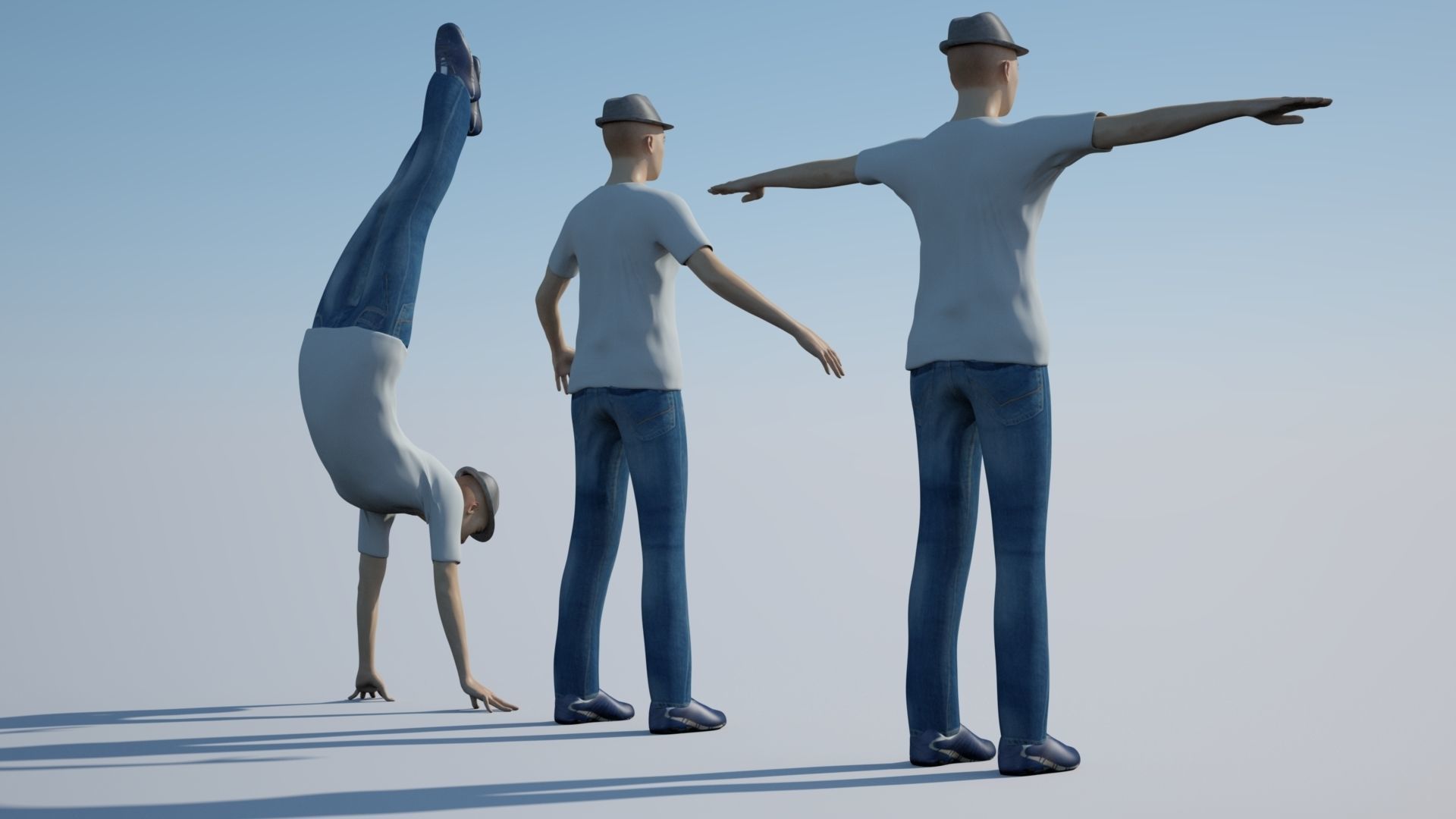 Rigged Characters 3D model_14