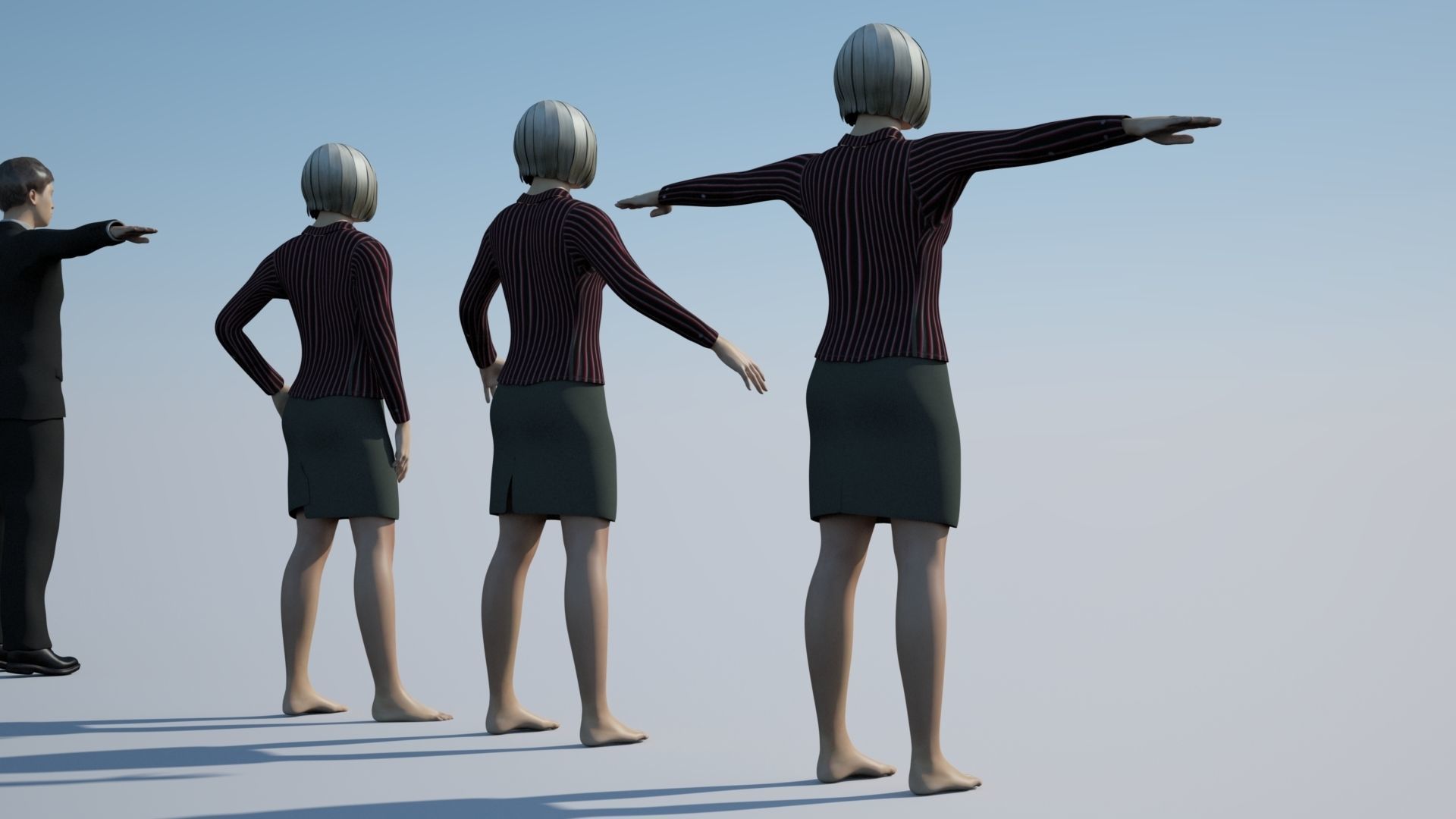 Rigged Characters 3D model_12