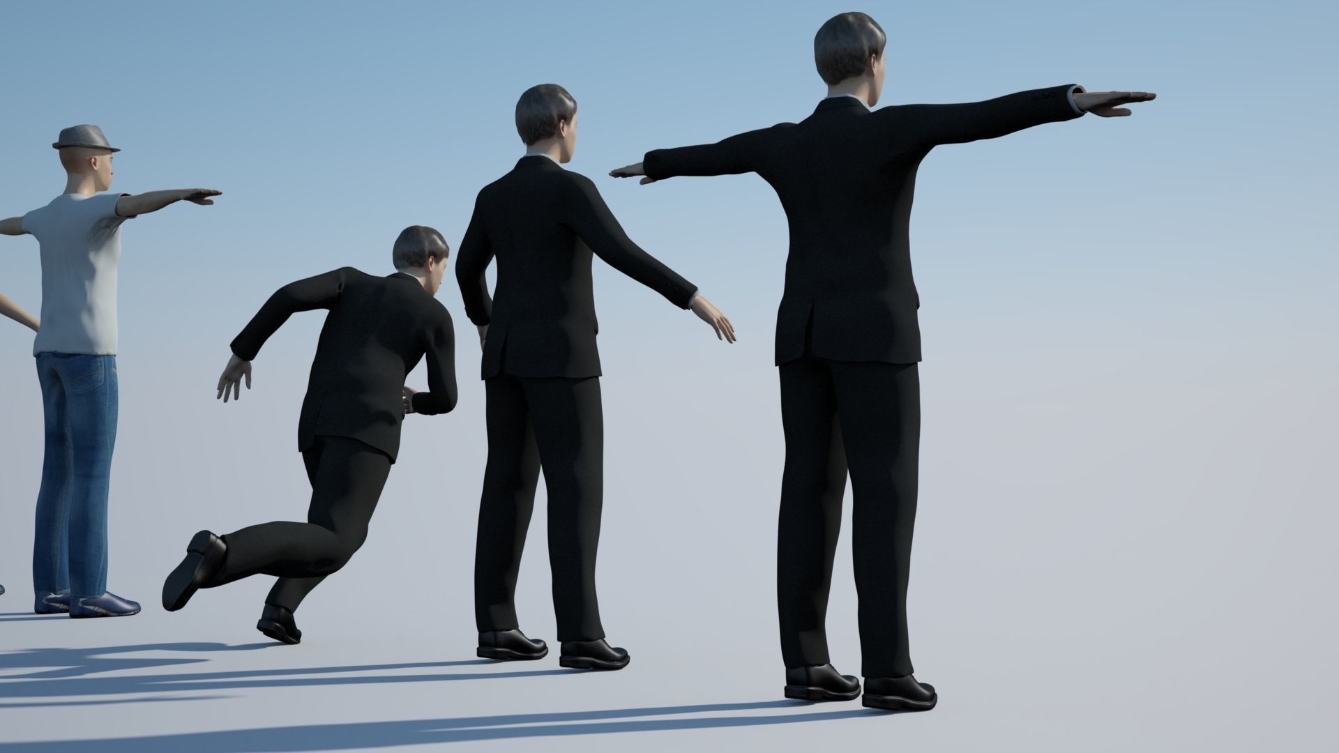 Rigged Characters 3D model_13