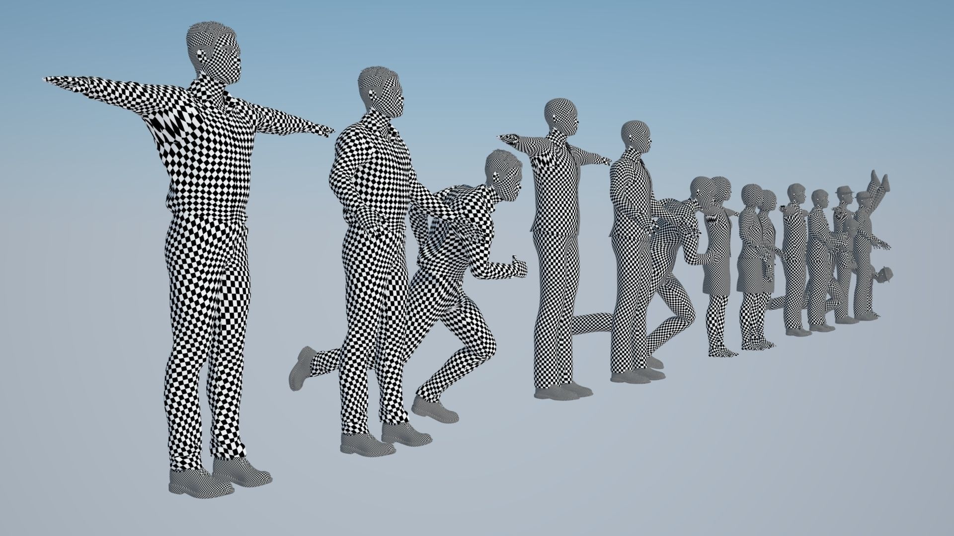 Rigged Characters 3D model_15