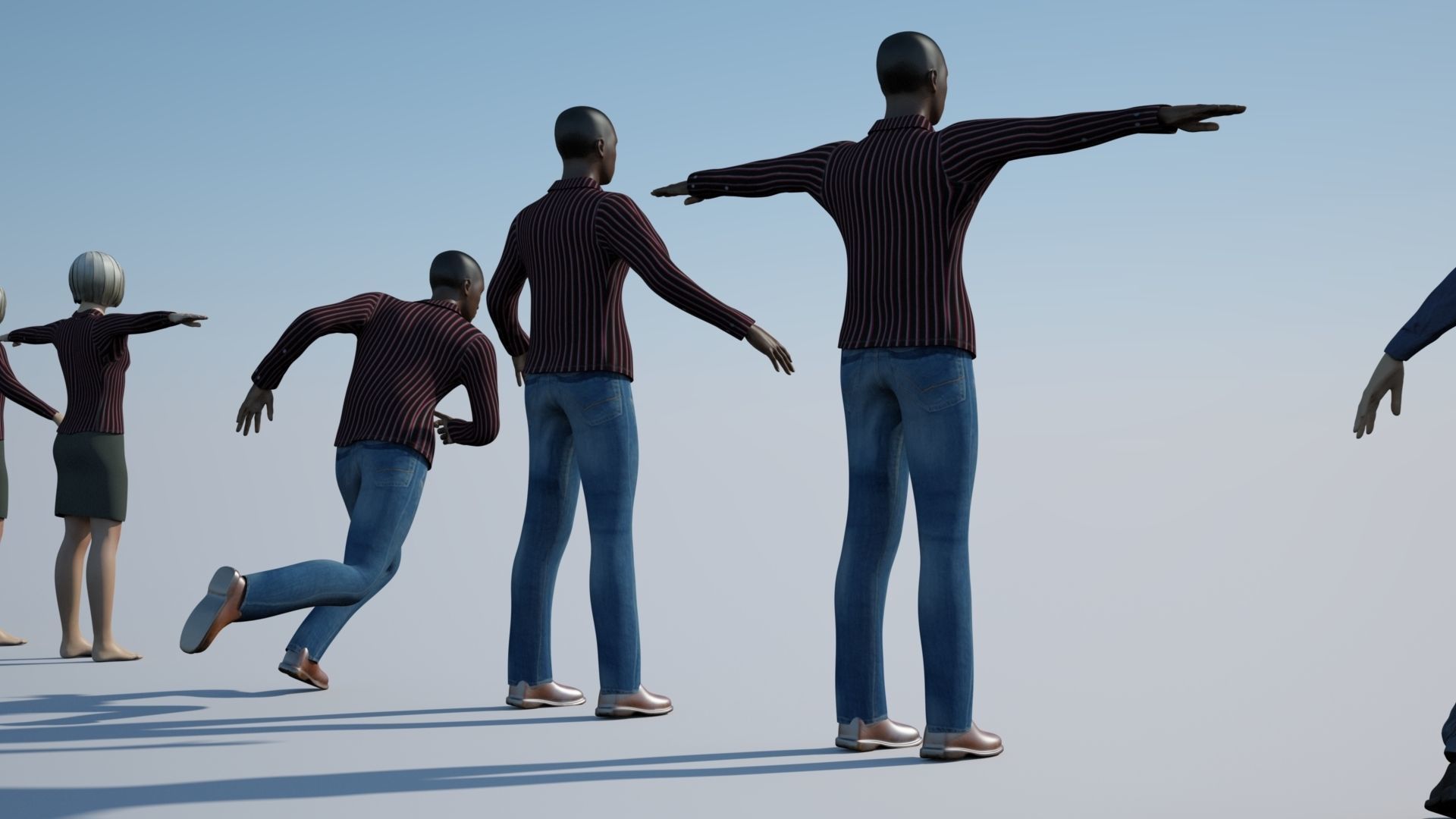 Rigged Characters 3D model_11