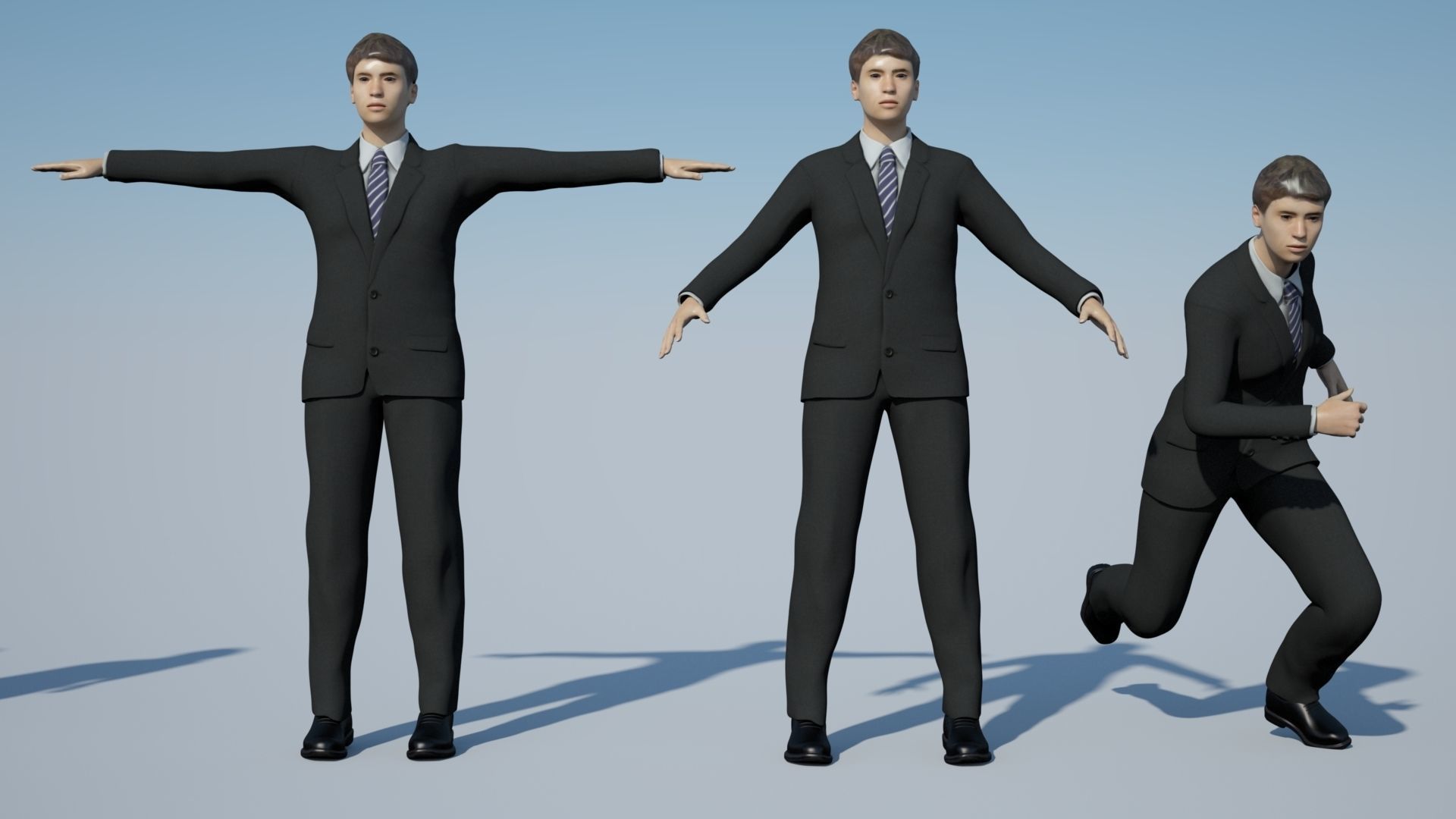 Rigged Characters 3D model_5