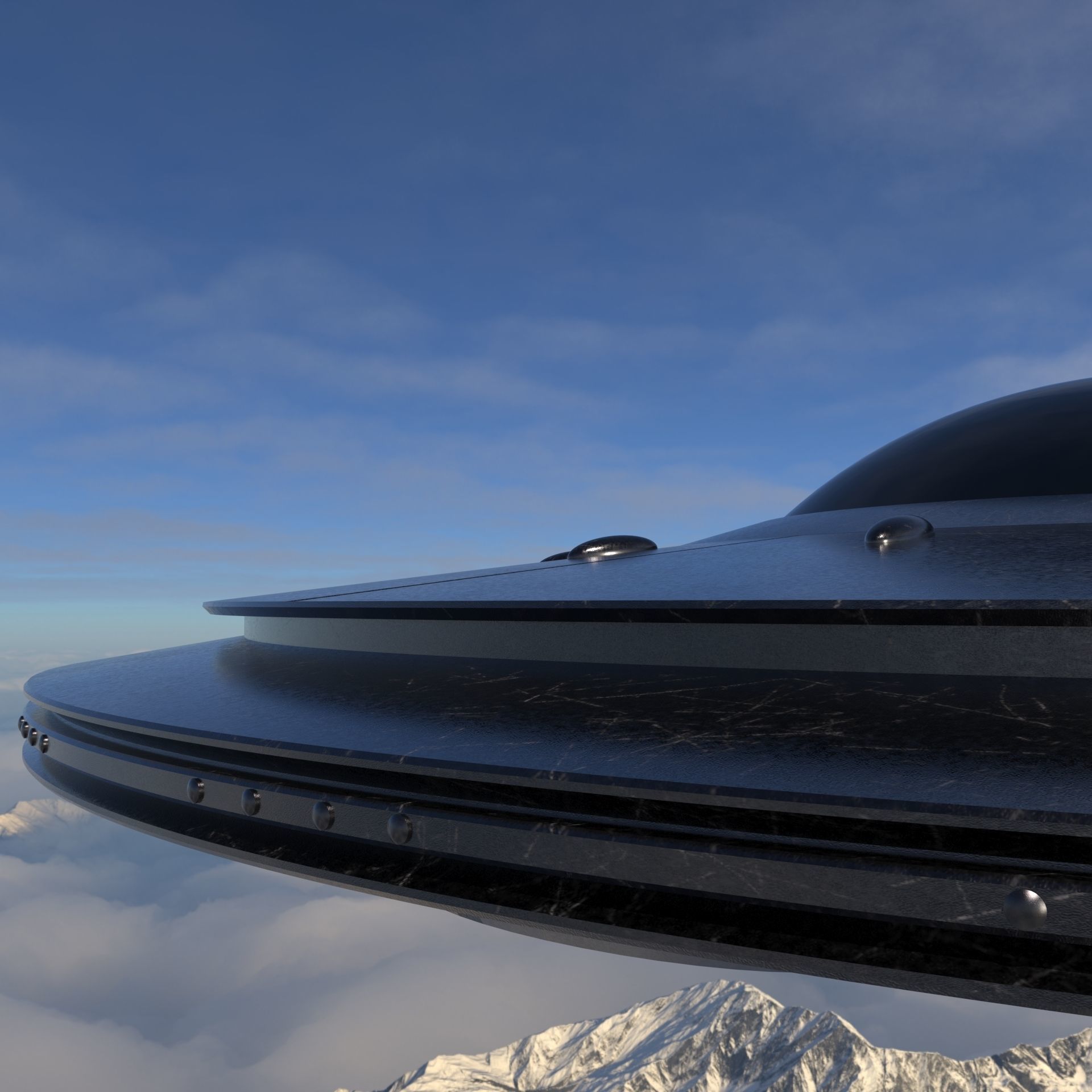UFO Model 3D model_3