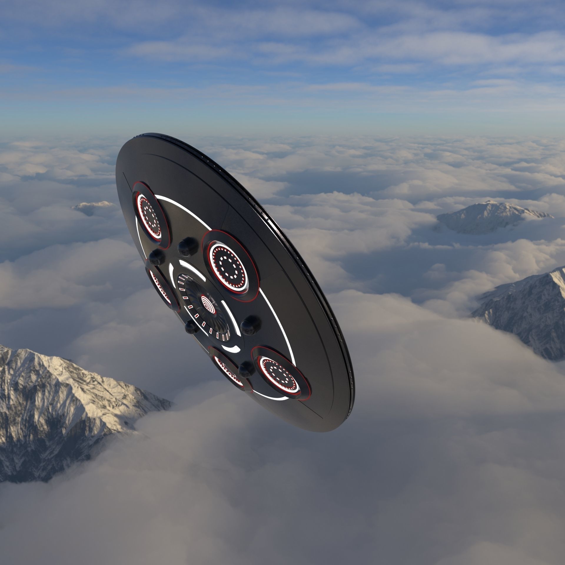 UFO Model 3D model_13